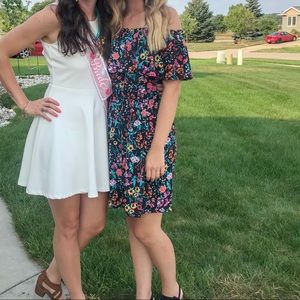 Express Off The Shoulder Floral Dress